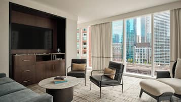 Suite, 1 King Bed, Lake View | 1 bedroom, premium bedding, down duvets, in-room safe