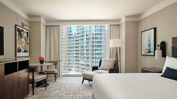 1 bedroom, premium bedding, down comforters, in-room safe