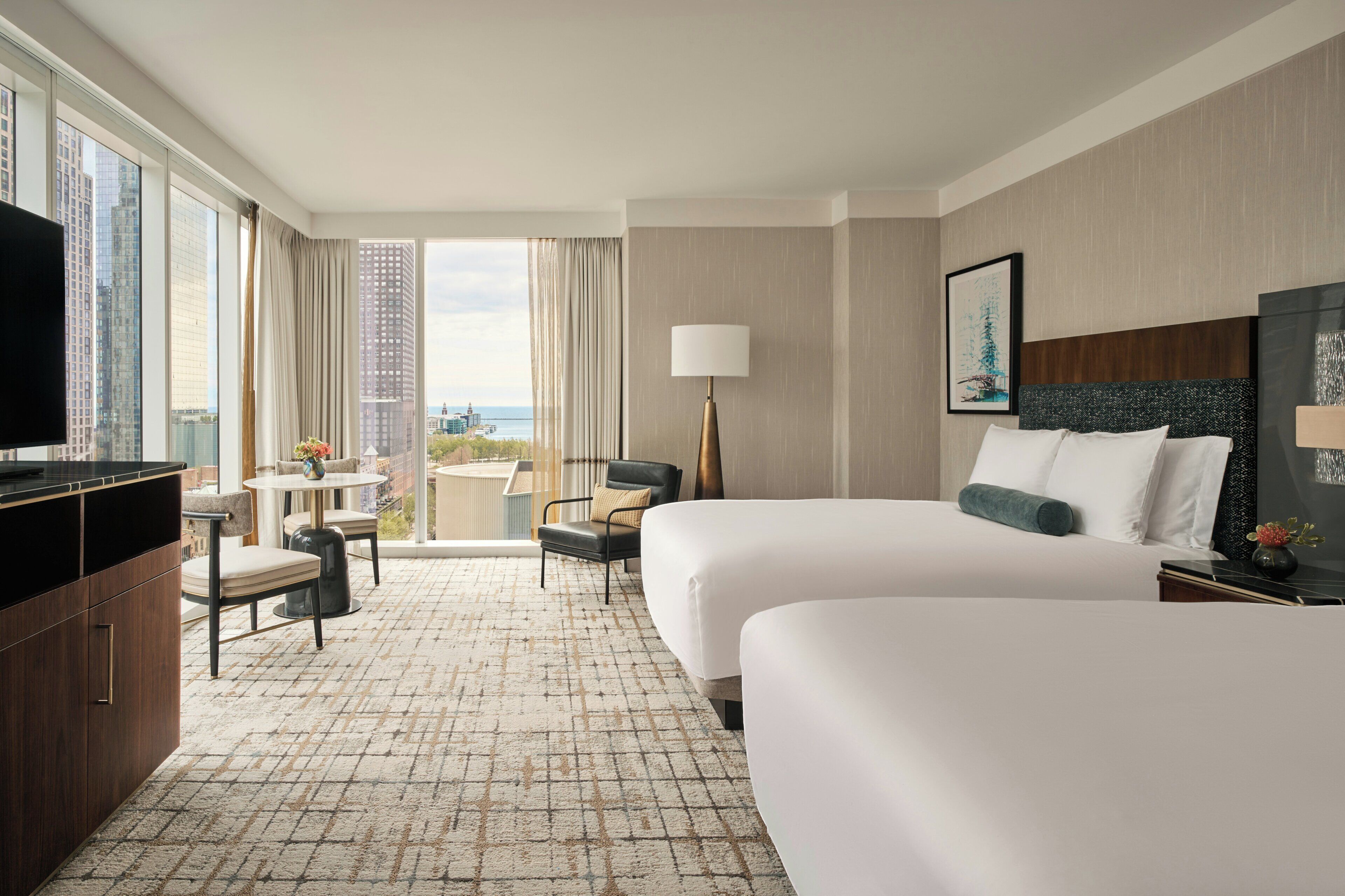 1 bedroom, premium bedding, down comforters, in-room safe