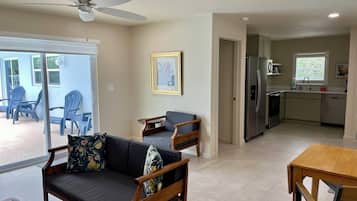 Suite, 1 King Bed, Kitchen (Banyan) | Living area | TV