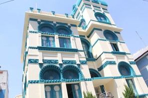 Framhlið gististaðar