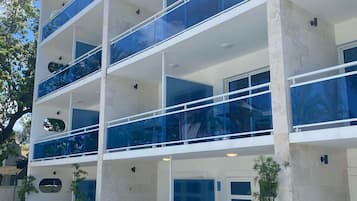 Voorkant van accommodatie