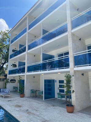 Front of property - New Garden Hotel (Sosúa)
