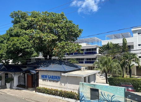 Front of property. New Garden Hotel