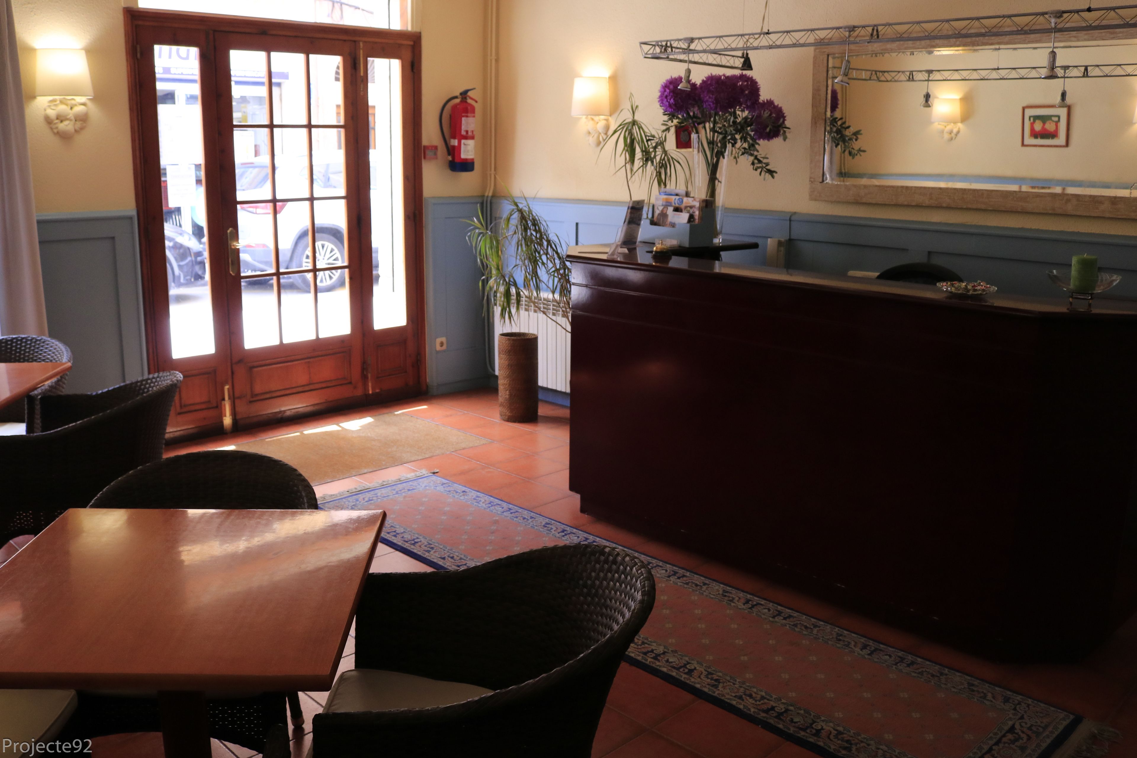 Entrada de l'allotjament