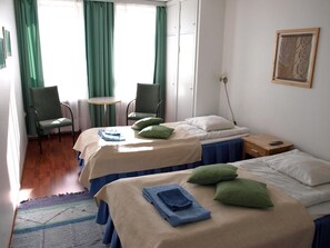 Minibar, cribs/infant beds, rollaway beds, free WiFi