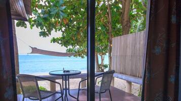Romantic Bungalow, Beachfront | View from room