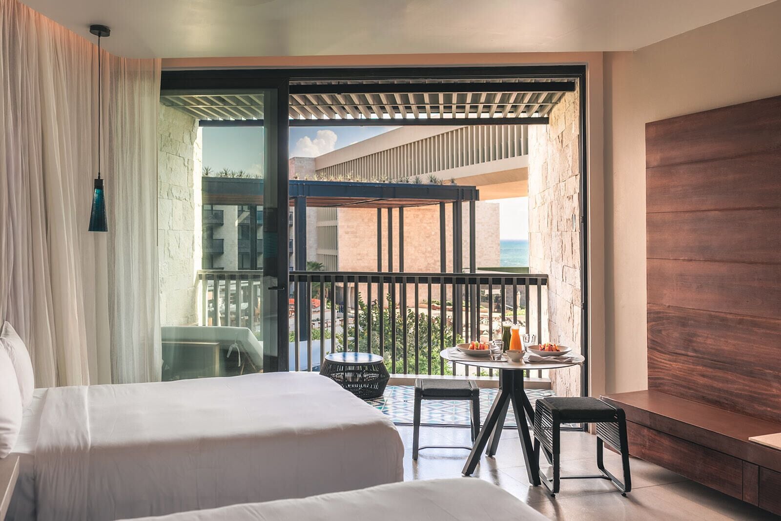 Premium Room, 2 Queen Beds, Partial Ocean View | View from room