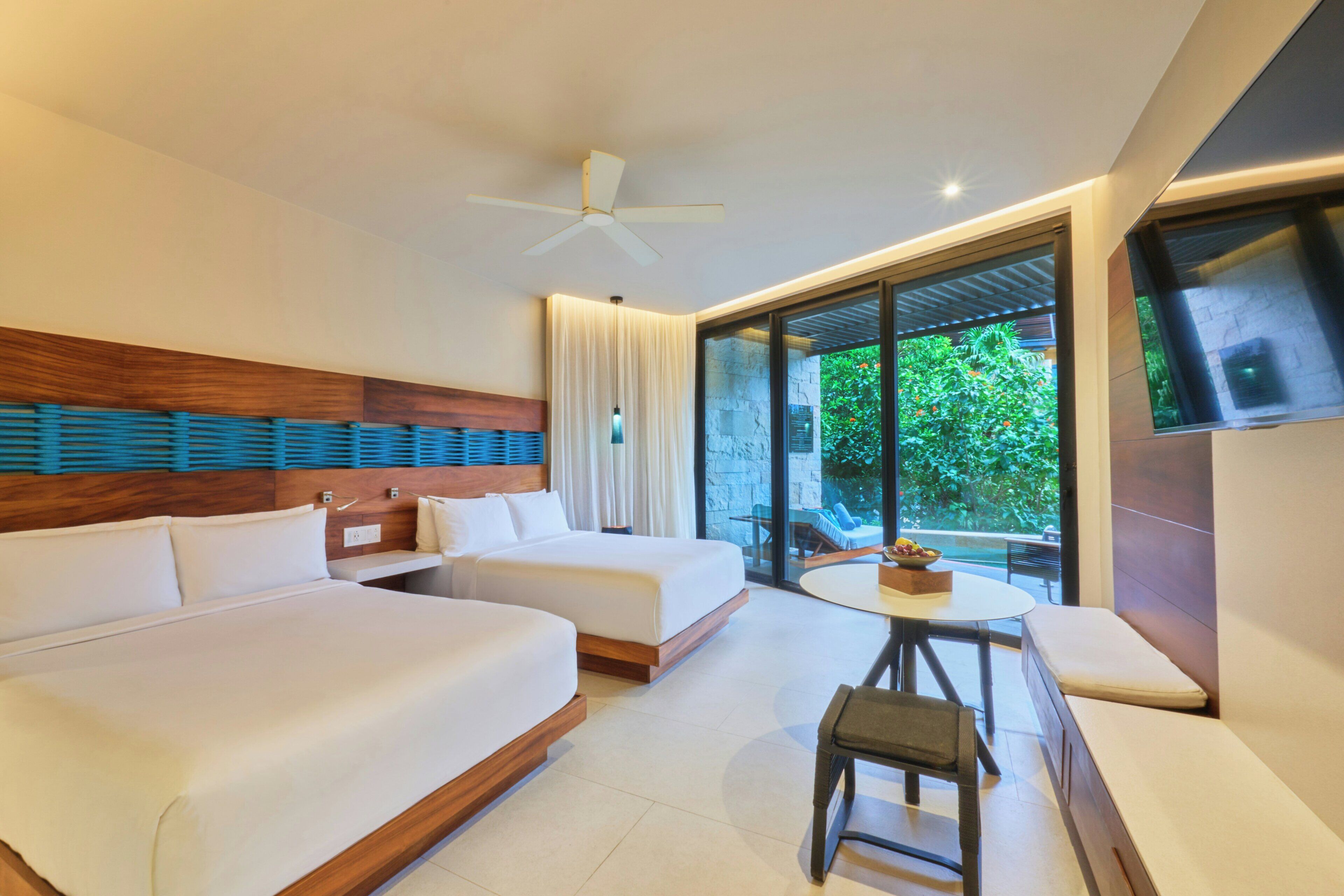 Free minibar, in-room safe, laptop workspace, blackout curtains