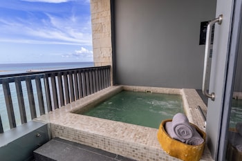 Presidential Suite | Free minibar, in-room safe, laptop workspace, blackout drapes at Devossion By Live Aqua Playa del Carmen All Inclusive - Adults Only