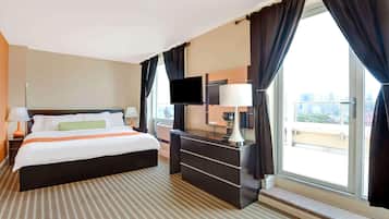 Free cots/infant beds, free WiFi, bed sheets, alarm clocks