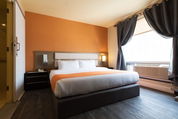 Free WiFi, bed sheets, alarm clocks