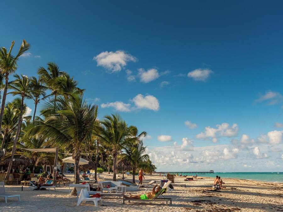 Vlak bij het strand, wit zand