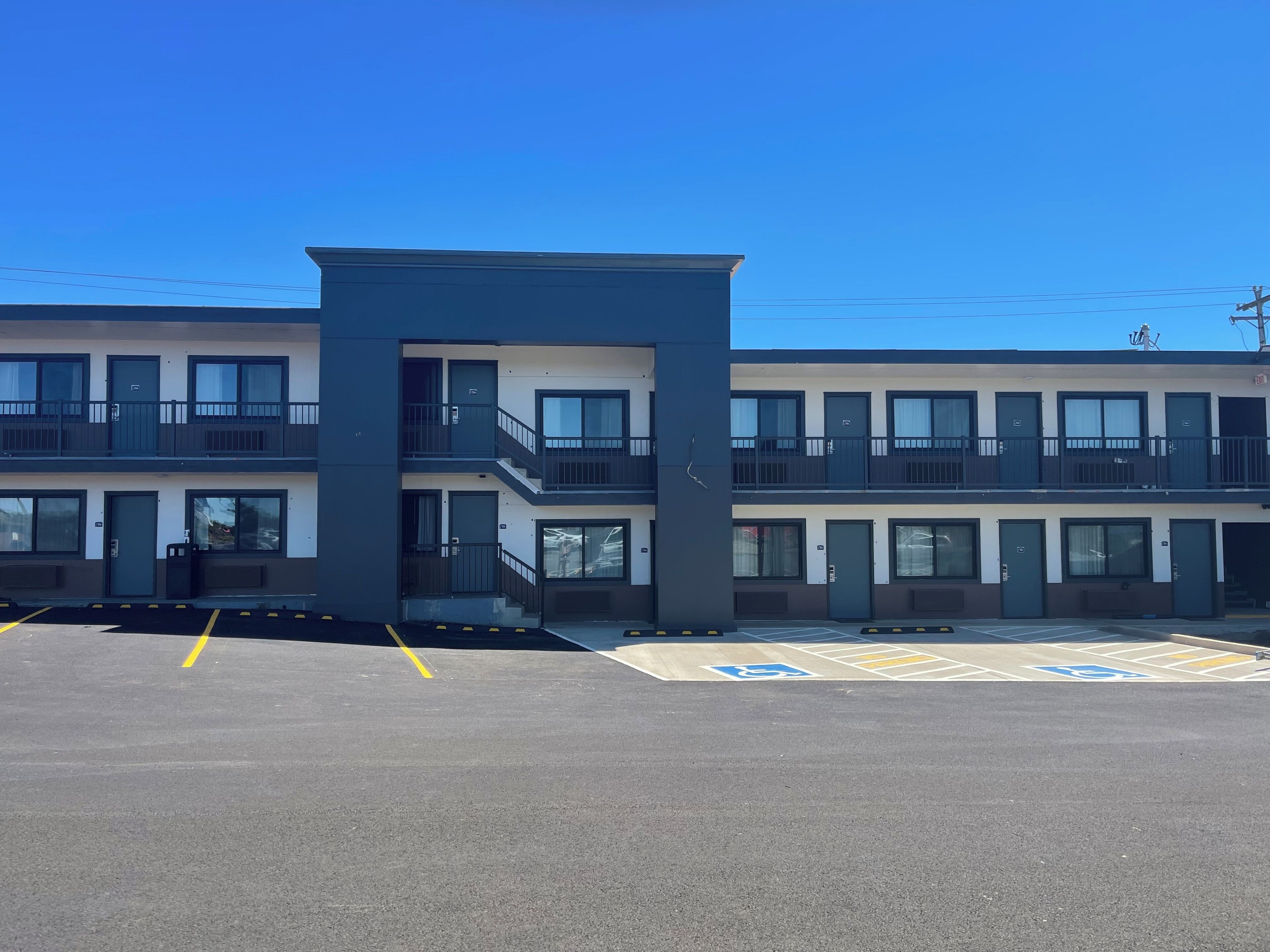 Voorkant van accommodatie