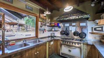 Fridge, microwave, eco-friendly cleaning products