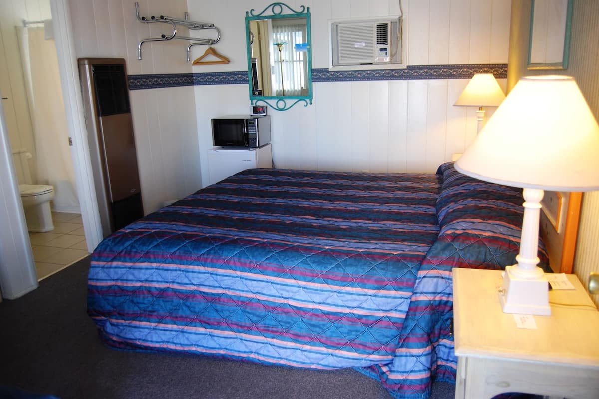 Standaard kamer, 1 kingsize bed | Een bureau, een strijkplank/strijkijzer, extra bedden, gratis wifi