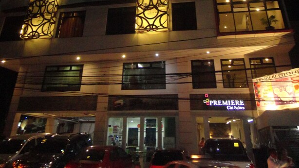 Front of property – evening/night - Premiere Citi Suites (Cebu)
