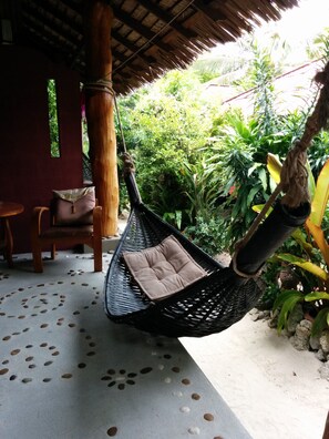 Terrace/patio - Dolphin Bungalows (Ko Pha-ngan)