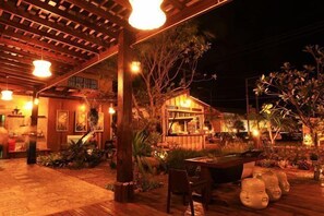 Lunch, dinner served; seafood, beach views  - Ladawan Boutique Hotel (Bang Saphan)