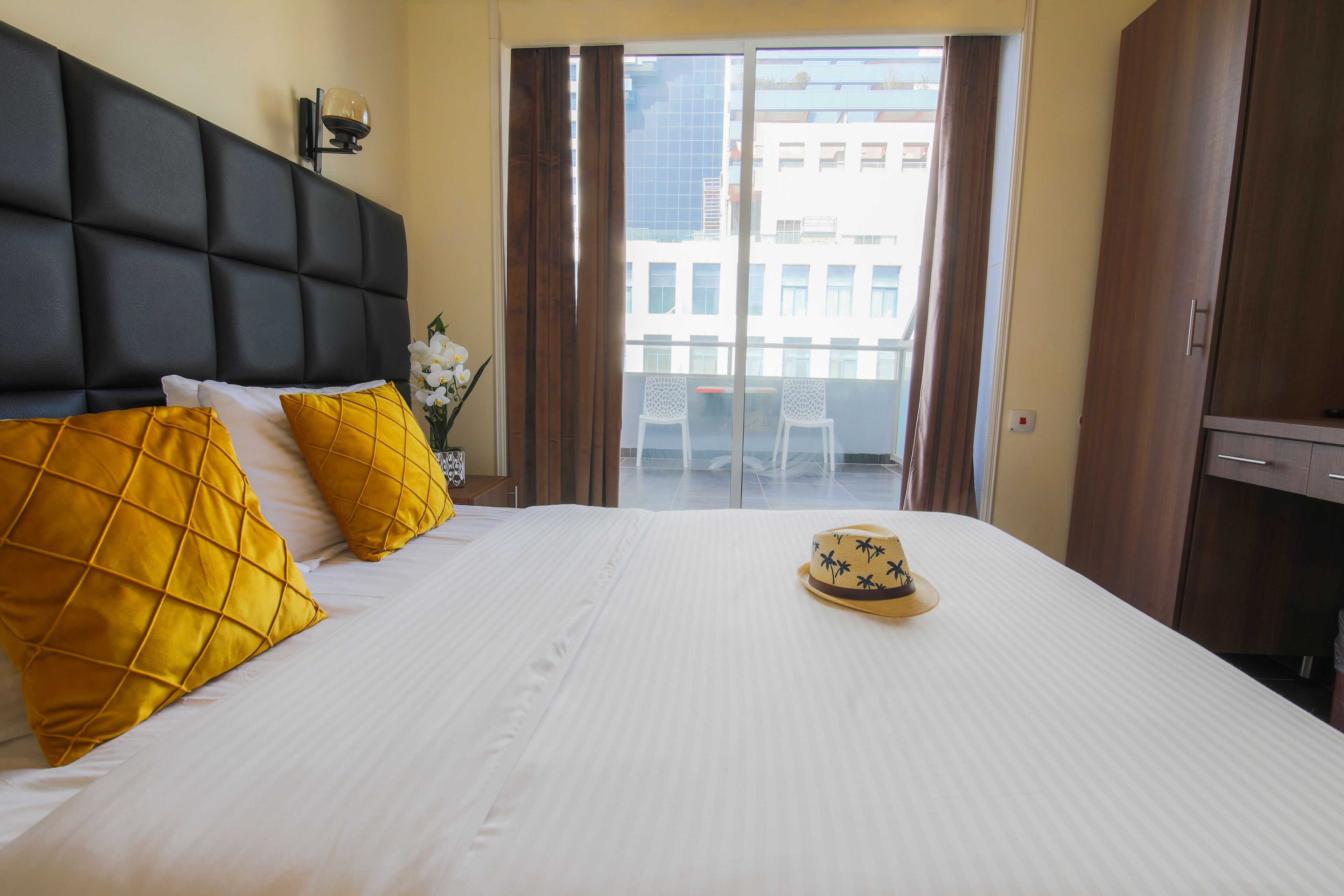 double room with balcony and sea view | 1 bedroom, premium bedding, down duvets, minibar