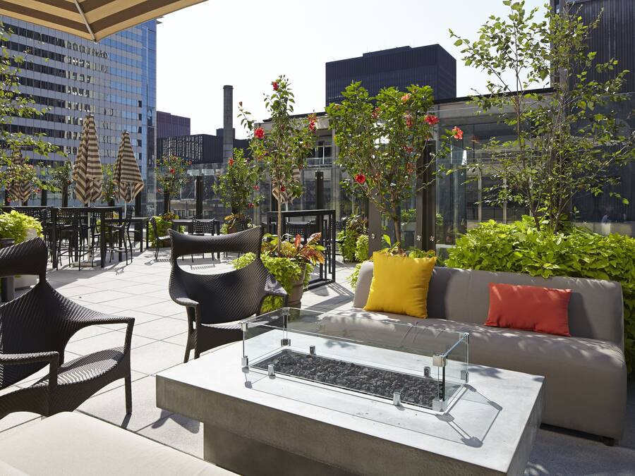 Rooftop terrace