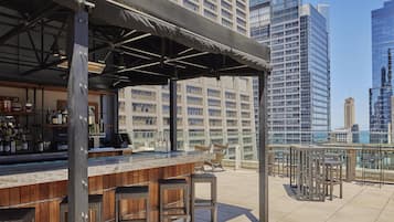 Bar på takterrassen