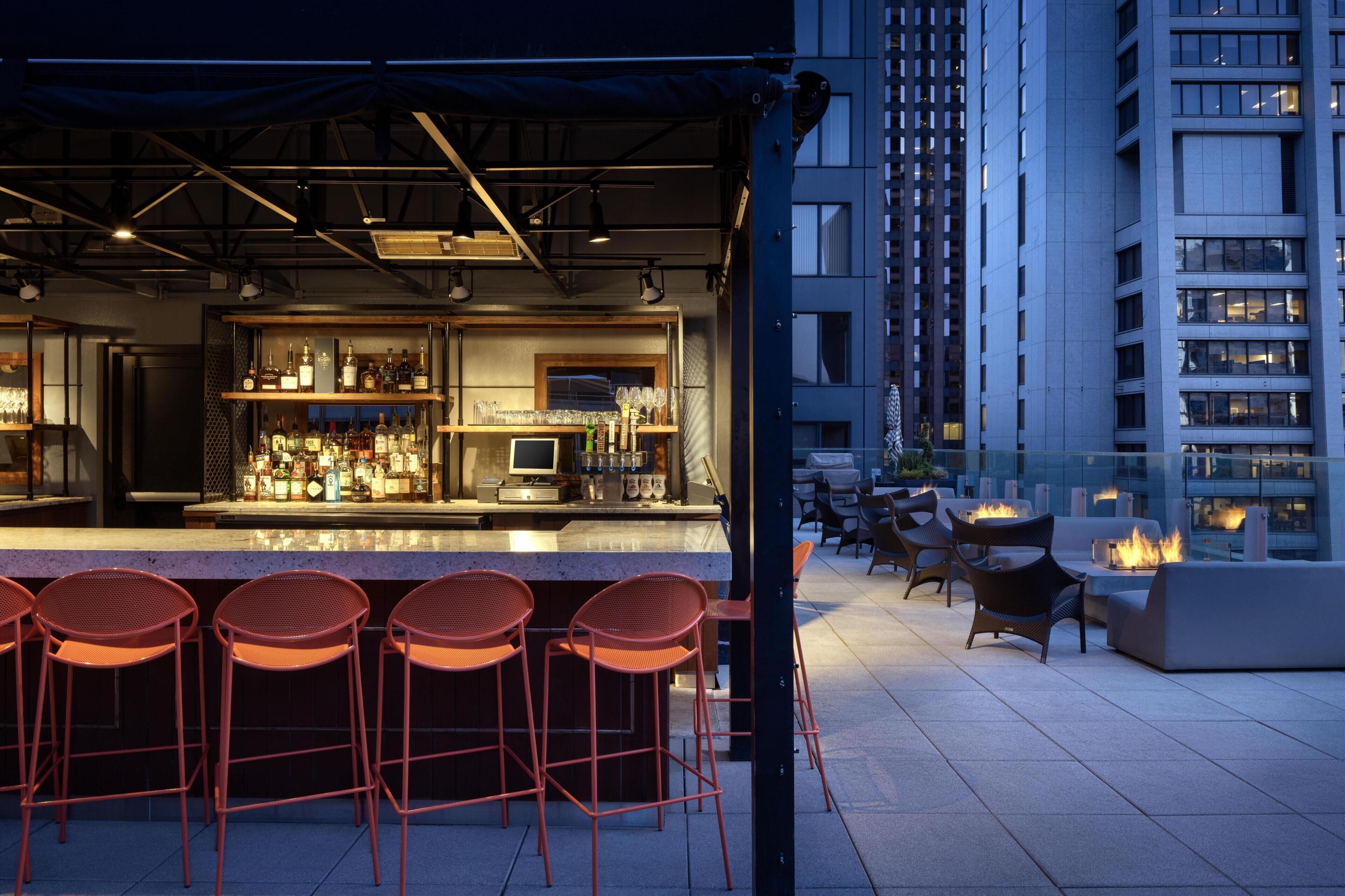 Rooftop bar