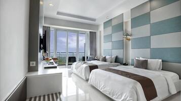 Coffres-forts dans les chambres, bureau, rideaux occultants