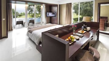 In-room safe, desk, blackout drapes, iron/ironing board