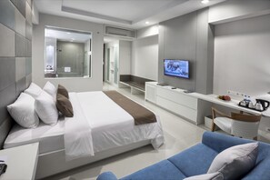 In-room safe, desk, blackout curtains, iron/ironing board