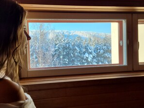 Apartment, 2 Bedrooms, Mountain View | Bathroom | Shower, hair dryer, bidet, towels