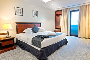 Suite Panoramique | 1 chambre, draps en coton égyptien, literie de qualité supérieure