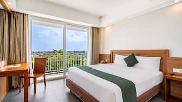 Deluxe Room with Balcony | In-room safe, desk, iron/ironing board (on request)
