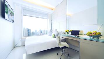 Pillowtop beds, minibar, in-room safe, desk