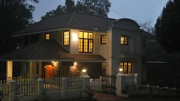 Front of property – evening/night