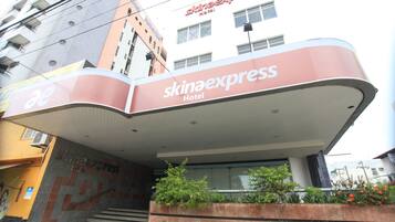 Fassade der Unterkunft