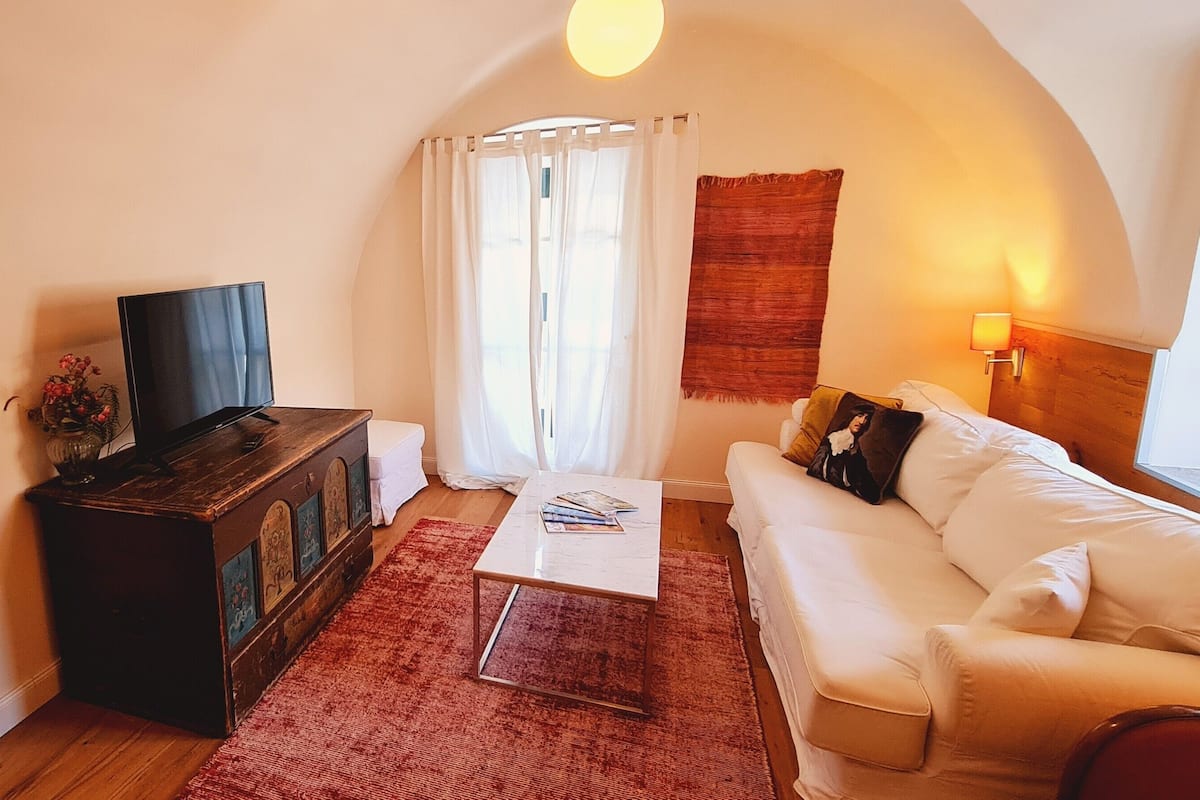 Apartment, 1 Bedroom | Living area | LED TV