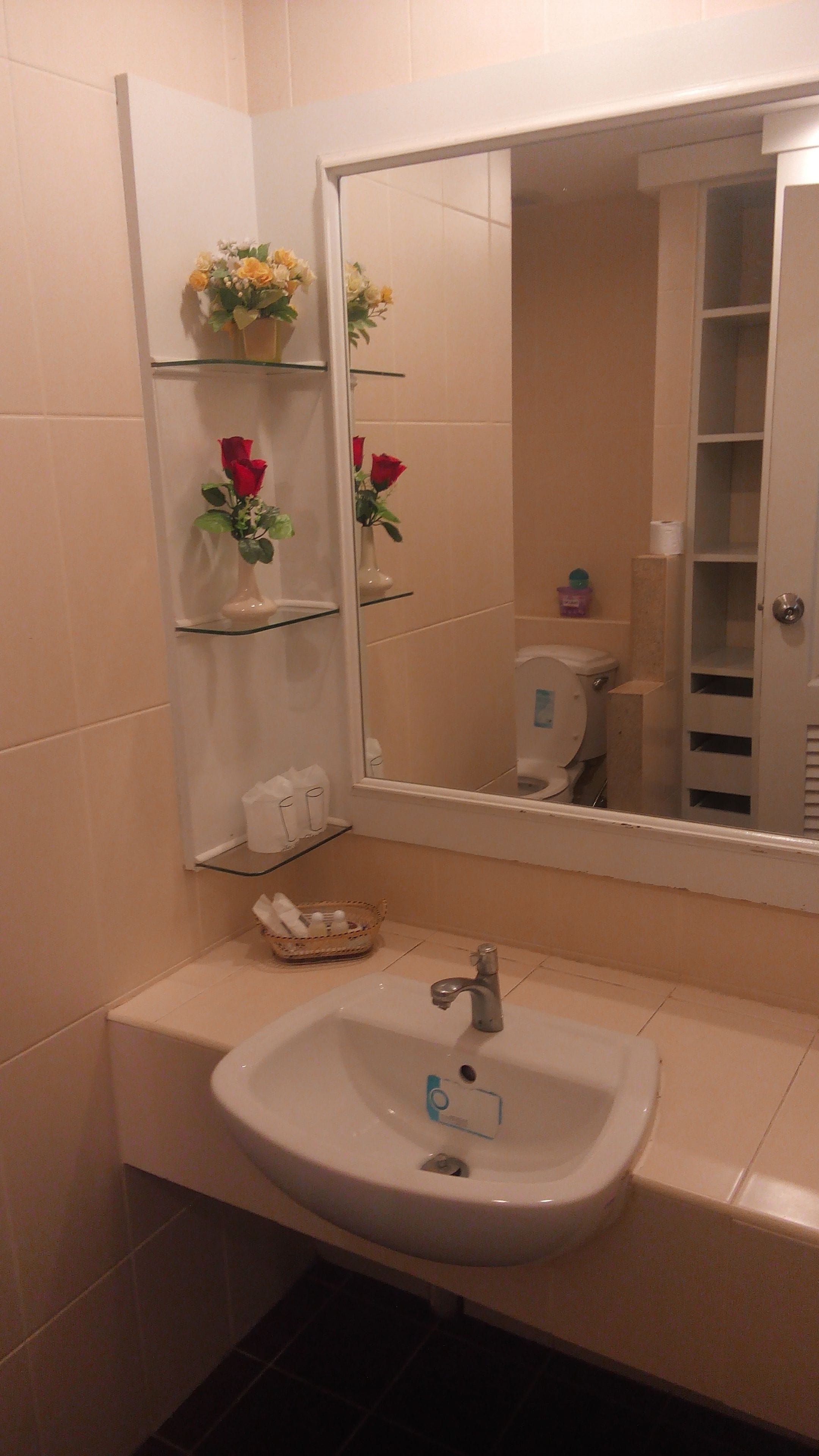 deluxe room | bathroom sink