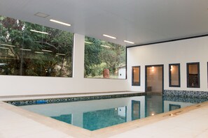 Indoor pool, outdoor pool