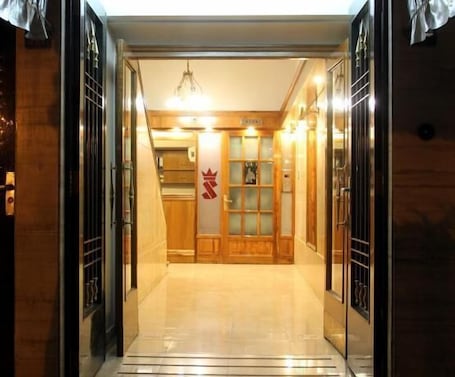 Interior entrance
