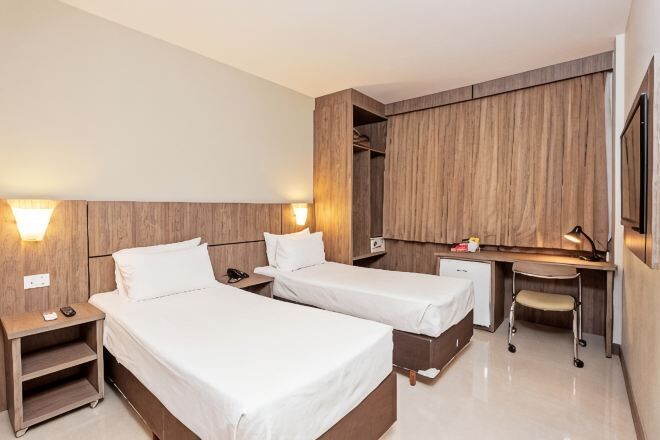 Minibar, in-room safe, desk, blackout drapes