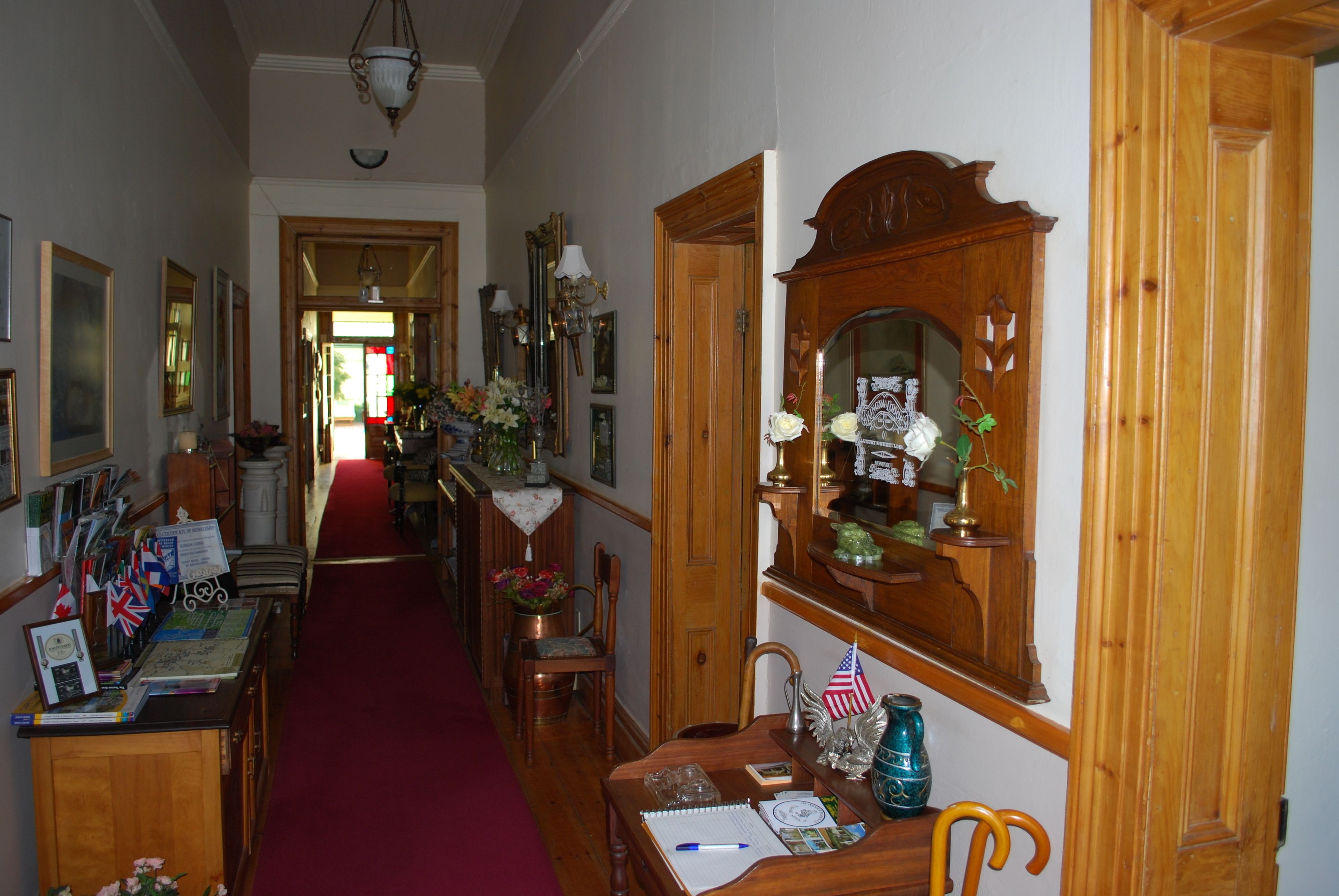Interior entrance
