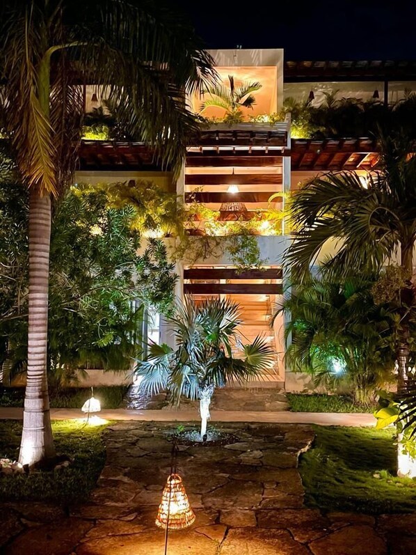 Overnattingsstedets uteområder