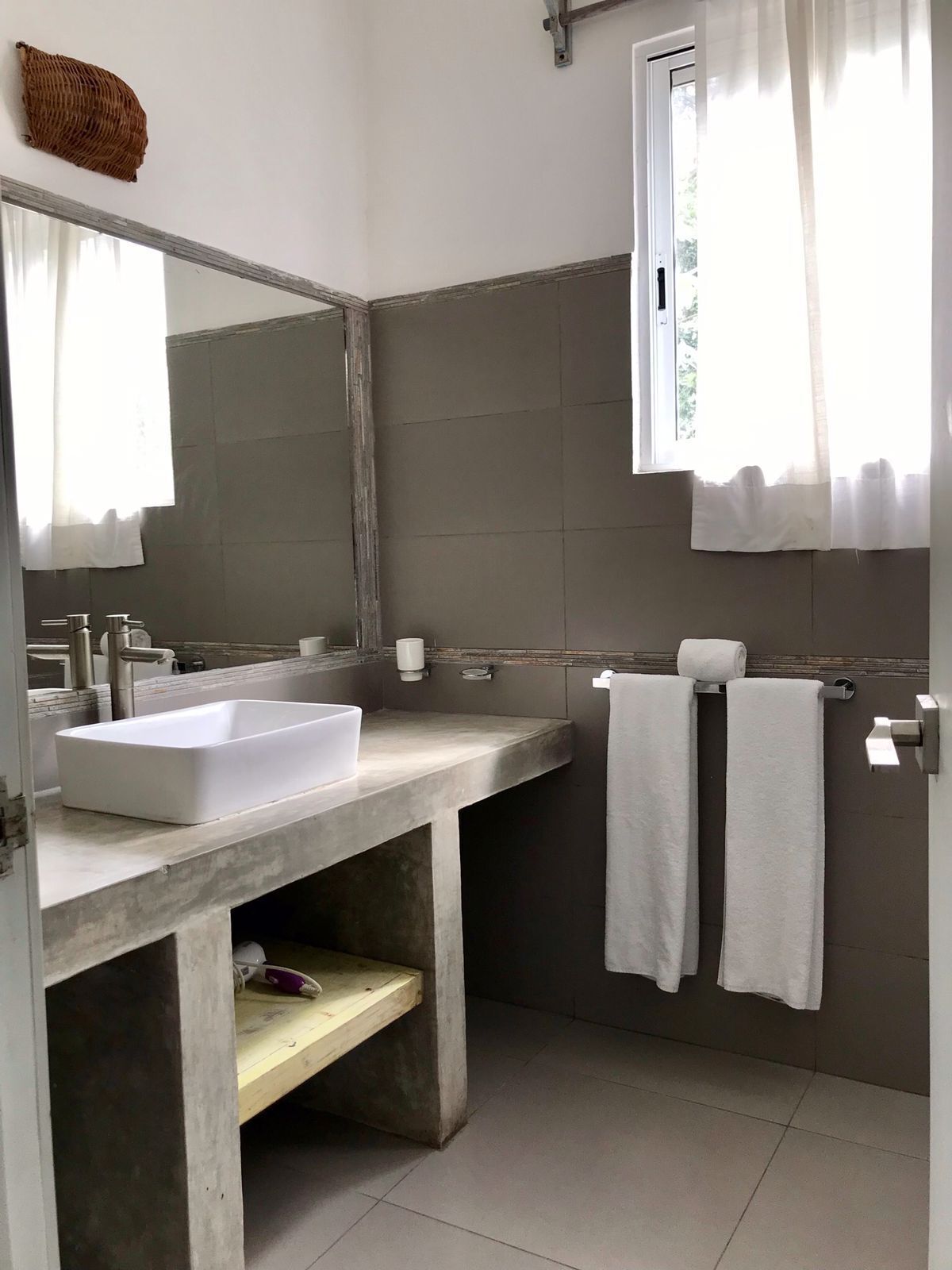 shower, designer toiletries, hair dryer, towels