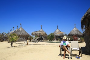 Hut, 2 Twin Beds, Ocean View