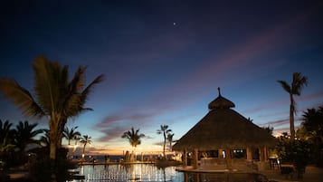 Front of property - evening/night