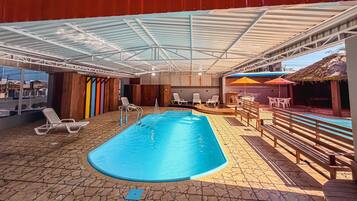 2 indoor pools, open 10:00 AM to 10:00 PM, sun loungers