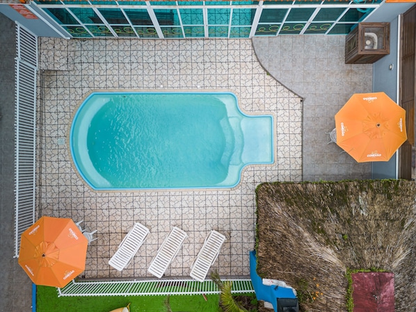 2 indoor pools, open 10:00 AM to 10:00 PM, sun loungers