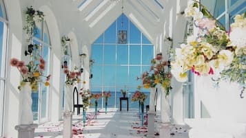 Innenbereich für Hochzeiten