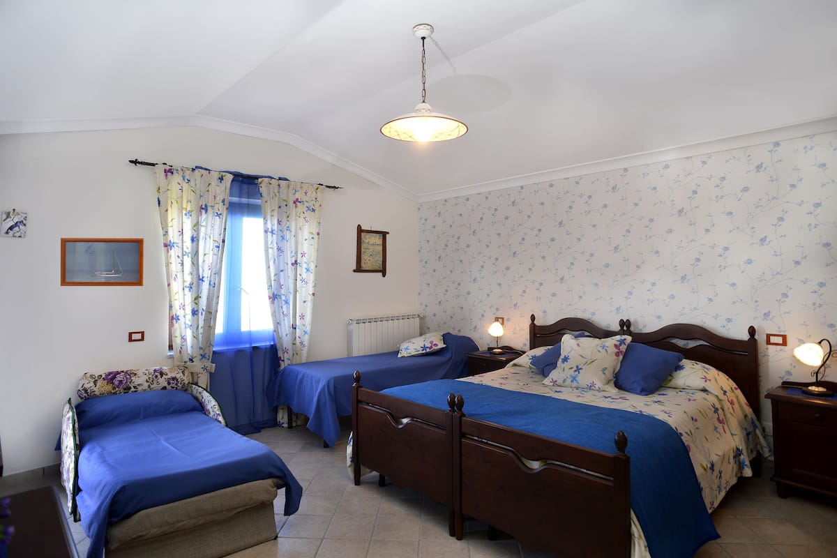 Quadruple Room, Balcony, Sea View | View from room